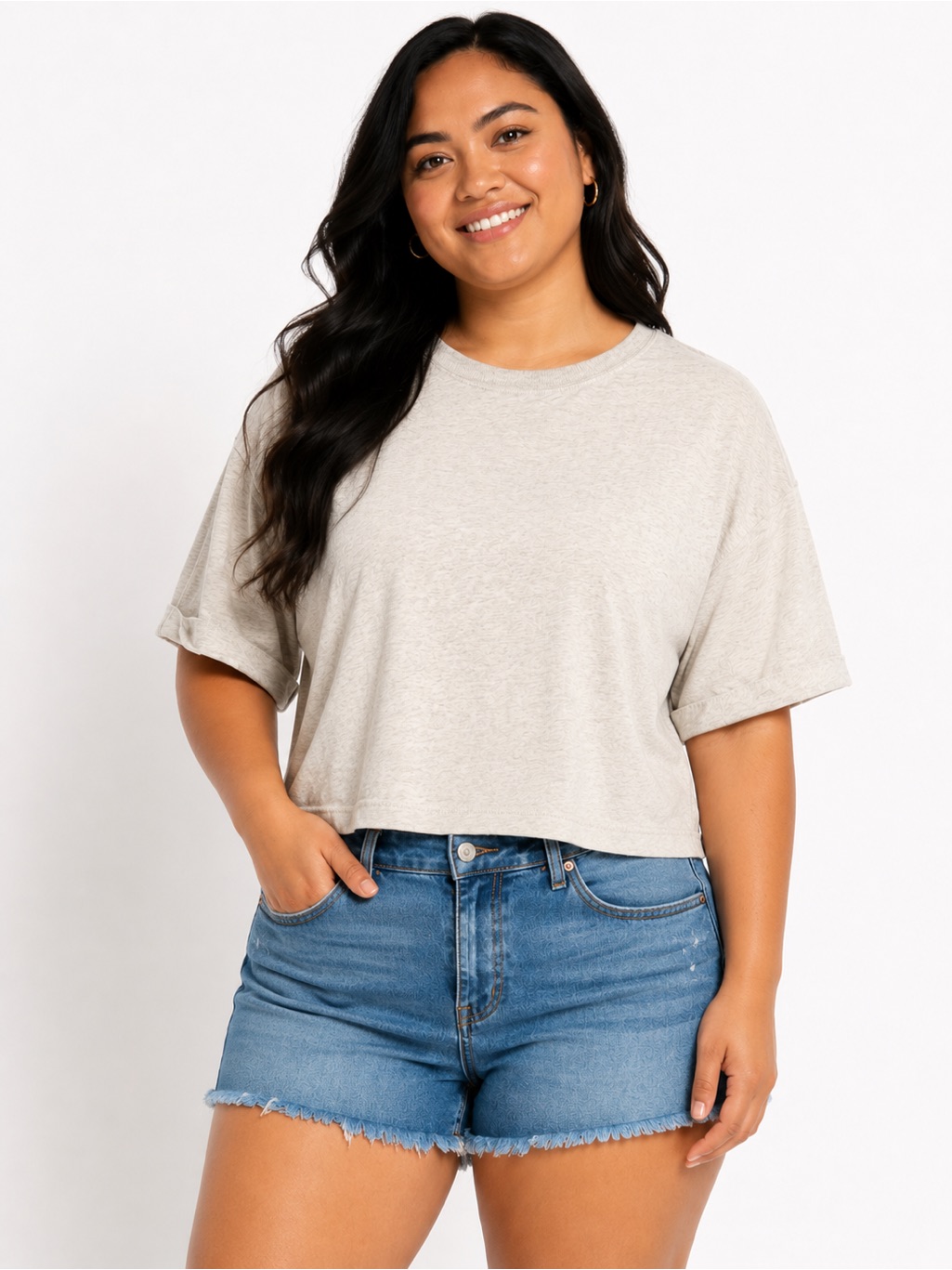 Old Navy Soft Knit Tee Size Xl - Light Heather Gray